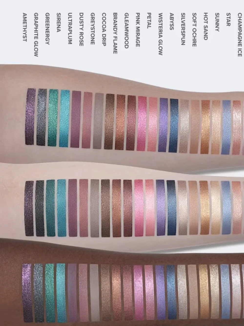 metallic Anastasia Beverly Hills Glidr Eyeshadow Sticks 2pc greenergy,sirena